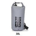 thumbnail image 2 of Waterproof Bags Multifunctional Outdoor Backpack Large-Capacity Equipment Foldable Kayak Rafting Bag Pool Beach Sports Gray 30L Shoulders, 2 of 9