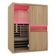thumbnail image 4 of Blisspod 3-Person Full Spectrum Sauna Hemlock Low EMF, 7 Far Infrared & Red Heater & Chromotherapy, 4 of 9