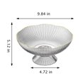 thumbnail image 3 of Kitchen Organizers and Storage On Clearance Vegetable Tray Vegetable Plate Plastic Filter Vegetable Basket Footed Vegetable Bowl Snack Kitchen Tool Suitable For All Kinds Of Vegetable Drainable, 3 of 9
