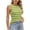 Vert, variante sur Ymauqau Débardeurs en Tricot pour Femmes Col Ras du Cou Rayés Ajustés Sans Manches T-Shirts Chandails Moulants Gilets Doux Décontractés Camis Blouses