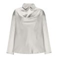 thumbnail image 4 of RKSTN Hauts pour Enseignantes Haut/chemise à Manches Longues à Col Rond Uni pour Femmes, Tenue d'École pour Enseignantes, 4 of 7