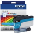 thumbnail image 3 of Brother Genuine LC406CS Standard-Yield Cyan Ink Cartridge, 3 of 4