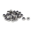 thumbnail image 1 of Unique Bargains M6 x 1mm Nylock en Acier Inoxydable 304 Nylock Nylon Insert Verrou Écrou 30 Pcs, 1 of 3