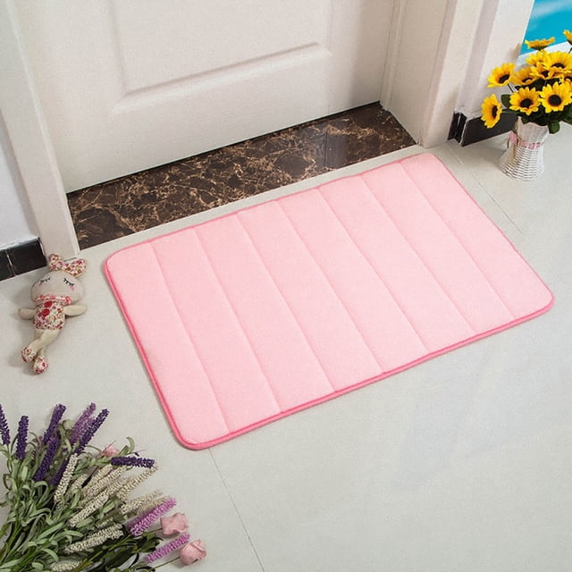 Bovemsi Clearance Memory Foam Bath Mat Bathroom Rugs Toilet Soft Non Slip Mat Bathroom Bedroom Floor Shower Rug Decor Comfortable Water Absorbent Machine Washable Easier To Dry Floor Rug Mats