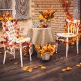 thumbnail image 4 of Uxcell 2 Pack Fall Garlands 5.7Ft Autumn Maple Leaves Garlands Black Yellow, 4 of 7