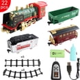 thumbnail image 5 of Ensemble de Train pour Arbre de Noël Train Électrique Rechargeable pour Garçons Filles avec Télécommande Lumières à Vapeur Son Cadeaux de Noël Voies Ferrées Jouets, 5 of 5