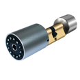 thumbnail image 1 of Door Lock, Variable Size Smart Door Lock Outdoor Door Lock Electronic Lock Tuya APP Cylinder Door Password Lock Finrprint Door Lock ,Easy to Install, 1 of 7