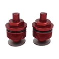 thumbnail image 4 of DYNWAVECA 2 Pieces Front Shock Absorption Screws Cover Cap Metal Easy Installation Motorcycle Replacement for CBR250 250 Accessories Red, 4 of 9