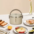 thumbnail image 1 of Wzzjkit Boîte à Lunch Isolée en Acier Inoxydable Scellée, Chauffable, Boîte de Rangement pour Aliments Portable, Chauffage au Micro-Ondes, Double Couvercle, Bol à Soupe, Boîte Bento pour Hommes, Femmes, Adultes, Enfants, Travail, Pique-Nique, Lunchbox, 1 of 9