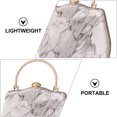 thumbnail image 4 of Sac de Soirée Marbré avec Poignée 1 Pce, Pochette de Luxe pour Mariage, Sac pour Souper, 4 of 8
