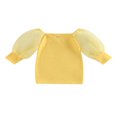 thumbnail image 1 of Robe de Princesse pour Tout-Petit Fille, Robe de Fête en Gaze à Manches Bouffantes, Mini Robe de Concours Décontractée, Vêtements, Noir, 2-3 Ans, 1 of 7