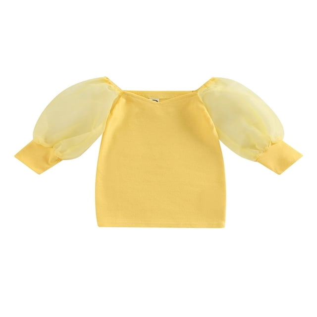 Robe de Princesse pour Tout-Petit Fille, Robe de Fête en Gaze à Manches Bouffantes, Mini Robe de Concours Décontractée, Vêtements, Noir, 2-3 Ans
