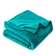thumbnail image 1 of Bare Home Microplush Fleece Blanket - 300 GSM - Fuzzy Microfleece - Soft & Plush - Full/Queen, Emerald, 1 of 5