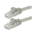 thumbnail image 1 of Monoprice FLEXboot Series - Câble Patch - RJ-45 (m) à RJ-45 (m) - 2 Pieds - UTP - CAT 6 - Moulé, Sans Accroc, Échappé - Gris, 1 of 2