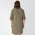 thumbnail image 2 of Devoted Taille Plus Femme robe midi à col décontracté, 2 of 7