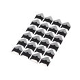 thumbnail image 1 of ZheElen 24piece Easy To Remove Vintage Corner Kraft Stickers Durability Wide Application silver, 1 of 6