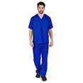 thumbnail image 2 of M&M SCRUBS Men's Scrub Set Medical Scrub Top and Pants, 2 of 4