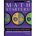 thumbnail image 1 of Math Starters: Activités de 5 à 10 Minutes Alignées avec les Normes Mathématiques du Core Commun, Niveaux 6-12, 1 of 1