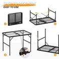 thumbnail image 3 of Ktaxon 35.4" Portable In / Outdoor Camping Picnic Folding Table, 3 of 6