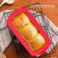 thumbnail image 2 of 2pcs Silicone Bread Loaf Pan, Soft Heat Resistant Bread Baking Pan Loaf Pan Silicone Baking Set Nonstick Loaf Pan Silicone Toast Pan for Bread, Cake, Meatloaf, 2 of 8