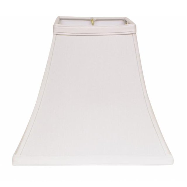 HomeRoots 469976 Abat-Jour Carré Blanc 8 Po.
