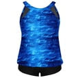thumbnail image 5 of TIMIFIS Tankinis pour Femmes Maillots de Bain Deux Pièces Contrôle du Ventre Maillots d'Été Col Rond Dos Nu avec Shorts, 5 of 5