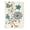 Aquarelle Fleurs, variante sur DuraSafe Cases iPad 9,7 Pouces Air 2e 1re 6e 5e Gén. [ iPad 6 5 Air 2 1 ] MH2V2LL/A MH2W2LL/A MH2U2LL/A MGLW2LL/A MGL12LL/A MH0W2LL/A Étui Arrière Mince en TPU Transparent Support Ajustable - Or Rose