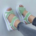 thumbnail image 1 of LSLJS Wedge Sandales pour Femmes, Sandales à Talon Compensé Mode pour Femmes Dames Confortables à Bout Rond Sandales Décontractées Chaussures, 1 of 4