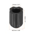 thumbnail image 2 of Unique Bargains 0.51'(13mm) Chair Feet Replacement Plastic Non-Slip Camping Chair Leg Tips Cap 4 Pack, 2 of 6