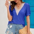 thumbnail image 4 of Ketyyh-chn99 T-Shirts Femmes Dames Vêtements Décontractés T-Shirt à Manches Longues Col Rond pour Femmes Bleu, TG, 4 of 5