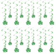 thumbnail image 1 of Decorations for Party, St. Patrick's Day Hanging Grass Leaf Theme Decoration Set with 18 Leaves and Strips for DIY Assembly, 1 of 9
