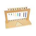 thumbnail image 2 of IFIT Montessori Cintre d'Escalier à Perles Colorées, Jouets Montessori Matériel de Mathématiques, 2 of 3