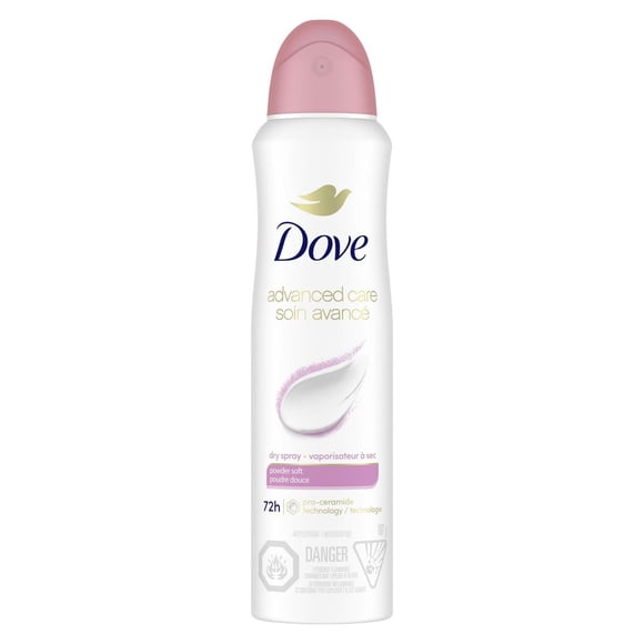 Dove Advanced Care Antiperspirant Deodorant Dry Spray Powder Soft, 107 g