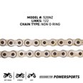 thumbnail image 3 of Niche 520 Drive Chain 122 Links Non O-Ring with Master Link Motorcycle 519-CDC2323H, 3 of 5