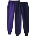 thumbnail image 1 of Pisexur 2PC Womens Sweatpants Solid Color Elastic High Waist Yoga Pants Casual Baggy Drawstring Workout Jogging Pants Oversized Straight Leg Sweatpants Plus Size Sweatpants with Pockets S-3XL, 1 of 2