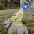 thumbnail image 3 of Laisse pour Chien avec Distributeur de Sacs à Déchets Rétractable Réfléchissante pour Marche Extérieure Visibilité Nocturne Matériau ABS Durable Laisse, 3 of 4