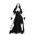 thumbnail image 1 of Déguisement de Nun Effrayant pour Femme Grande Taille, 1 of 5