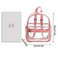 thumbnail image 2 of EGNMCR Travel Bag PVC Large Capacity Transparent Backpack School Bag Beach Bag Bag A backpack, 2 of 9