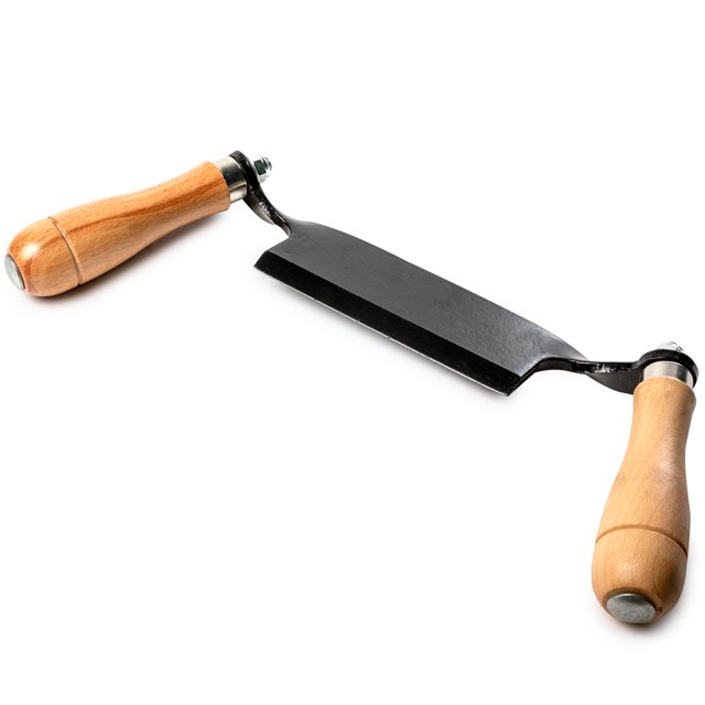 Biltek Couteau Outil de Rasage Droit 5 Pouces - Éplucheur d'Écorce, Couteau à Tirer, Couteau à Dessiner, Rasage à Tirer, Couteau à Raser