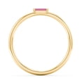 thumbnail image 3 of East-West Stackable Baguette Birthstone Ring - Ruby (July), 3 of 5