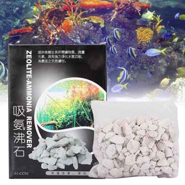 Matériau Filtre en Zéolite d'Ammoniaque à Absorption d'Eau Accessoire pour Poissons d'Aquarium