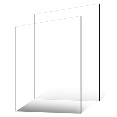 VEVOR 2-Pack Plexiglass Acrylic Sheets 24 x 36 Inch Plastic Sheets 1/4 Inch Thick
