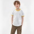 thumbnail image 2 of WEIYLL T-Shirts pour Garçons Débardeurs Patchwork de Couleurs Manches Courtes Col Rond Vêtements pour Enfants de 3-4 Ans, 2 of 9