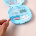 thumbnail image 4 of weibbin Pilulier Hebdomadaire - Étui à Médicaments Portable à 7 Compartiments, Bleu, 4 of 7