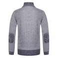 thumbnail image 3 of Qertyioot Hauts pour Hommes Mode Veste Décontractée Extérieur Manches Longues Manteau Chaud, 3 of 6