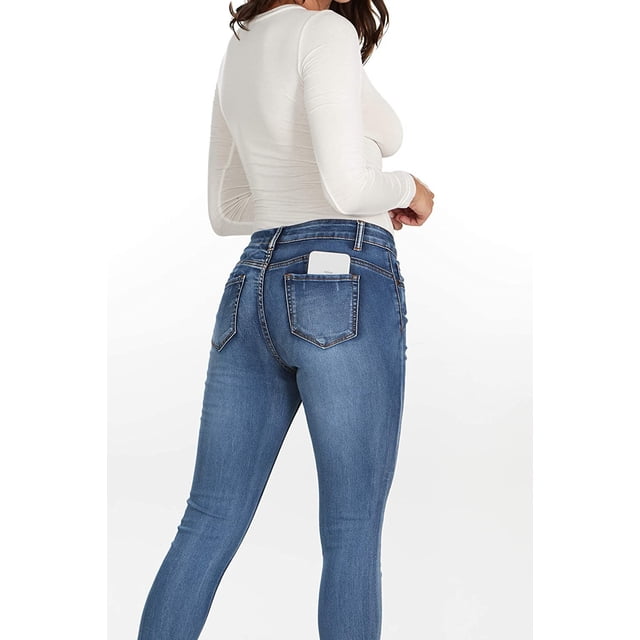 Cover Girl Jeans Skinny pour Femmes, Adolescentes Ou Grande Taille, Denim Foncé
