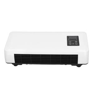 Wall Mounted Air Heater, Portable Ductless Wall Air Conditioner Wide Angles Mobile Small Air Cooling Heating Fan with Tower Rack, Remote Control and Touch Control Panel for Bedroom