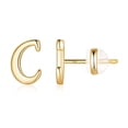 thumbnail image 2 of XZNGL Gold 26 Alphabet Stud Earrings With Gold Plated Finish Womens Earrings, 2 of 9