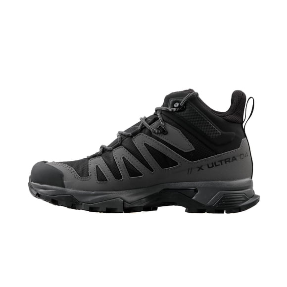Salomon Chaussure de Randonnée Mi-Haute GTX pour Homme X Ultra 4, Noir/magnet/bleu Perle, 7