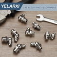 thumbnail image 4 of Uxcell Raccords à Graisse 45 Degrés, Filetage M8 x 9mm Accessoires de Raccord Hydraulique - Raccord pour (Machines Automobiles/industrielles), 6 Pcs & Acier Inoxydable 304 & Argent, 4 of 7